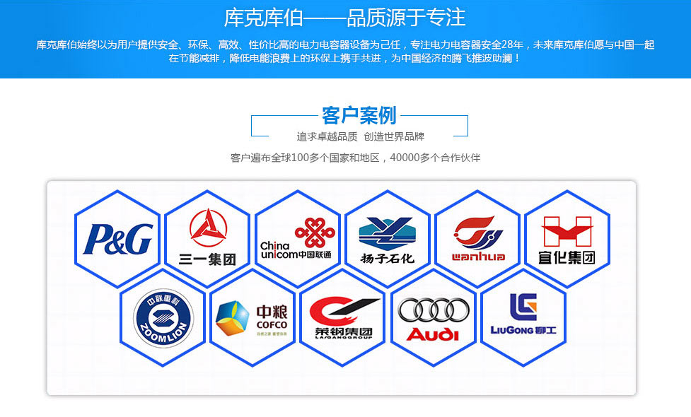 庫克庫伯濾波電抗器及電力電容器的合作案列